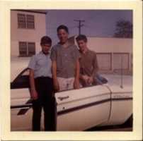 Free download Mike Flicker, Lester Shapiro, David Pratt - corner of Pickford & Bedford, Los Angeles. 1964 free photo or picture to be edited with GIMP online image editor