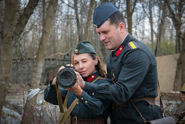 Free download military uniform military couple free picture to be edited with GIMP free online image editor