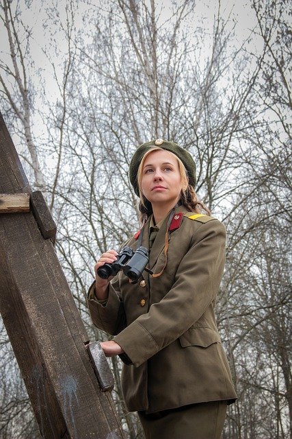 Free download military uniform military woman free picture to be edited with GIMP free online image editor
