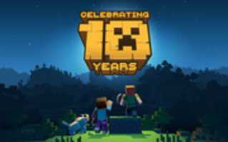 Free download Minecraft 10 Years Wallpapers free photo or picture to be edited with GIMP online image editor