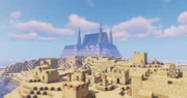 Free download Minecraft - Desert Cathedral free photo or picture to be edited with GIMP online image editor