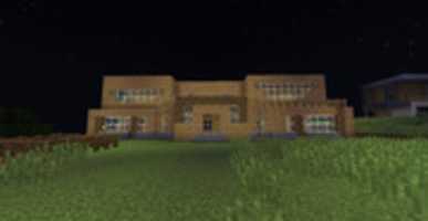 Free download Minecraft: I-Survival: Large Wooden House - Screenshot free photo or picture to be edited with GIMP online image editor