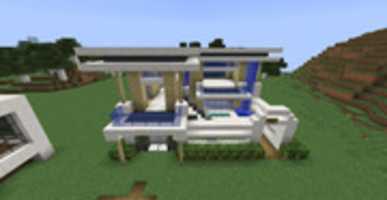 Unduh gratis Minecraft: I-Survival - Small Modern House - Tangkapan layar foto atau gambar gratis untuk diedit dengan editor gambar online GIMP