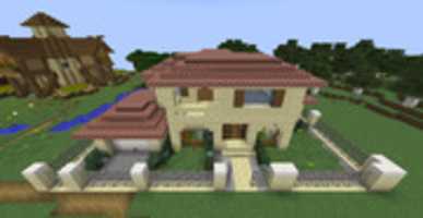 הורדה חינם של Minecraft: I-Survival - Small Suburban House - צילום מסך תמונה או תמונה בחינם לעריכה עם עורך התמונות המקוון GIMP