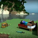 Minecraft Steve Resting Live Wallpaper  screen for extension Chrome web store in OffiDocs Chromium