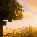 Minecraft Sunset  screen for extension Chrome web store in OffiDocs Chromium