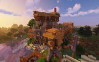 Descarga gratuita Minecraft: Survival Base - Foto o imagen de captura de pantalla gratis para editar con el editor de imágenes en línea GIMP