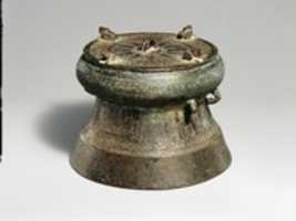 Free download Miniature Drum with Four Frogs free photo or picture to be edited with GIMP online image editor