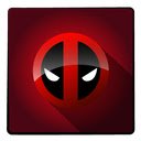 Écran minimal Deadpool Red lazerThemes pour l'extension de la boutique en ligne Chrome dans OffiDocs Chromium