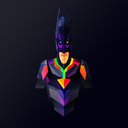 Tela minimalista do Batman para extensão da loja virtual do Chrome no OffiDocs Chromium