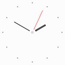 Minimal New Tab Clock  screen for extension Chrome web store in OffiDocs Chromium