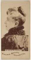 Free download Minnie McHenry, from the Actors and Actresses series (N45, Type 1) for Virginia Brights Cigarettes free photo or picture to be edited with GIMP online image editor