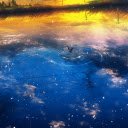 Mirrored Sky Reflection  screen for extension Chrome web store in OffiDocs Chromium