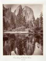 Descarga gratuita Mirror View of Cathedral Rocks, Yosemite foto o imagen gratis para editar con el editor de imágenes en línea GIMP