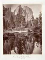 Free download Mirror View of Cathedral Rocks, Yosemite free photo or picture to be edited with GIMP online image editor