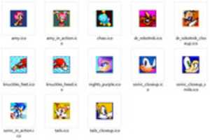 Free download Misc Sonic the Hedgehog Windows 98 XP Icons free photo or picture to be edited with GIMP online image editor