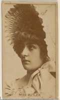 Free download Miss Butler, from the Actors and Actresses series (N45, Type 8) for Virginia Brights Cigarettes free photo or picture to be edited with GIMP online image editor