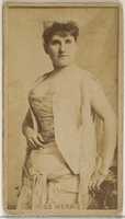 Free download Miss Merrie, from the Actors and Actresses series (N45, Type 8) for Virginia Brights Cigarettes free photo or picture to be edited with GIMP online image editor
