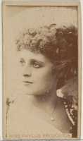 Free download Miss Phyllis Broughton, from the Actors and Actresses series (N45, Type 8) for Virginia Brights Cigarettes free photo or picture to be edited with GIMP online image editor