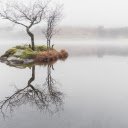 Misty Lake Reflection  screen for extension Chrome web store in OffiDocs Chromium