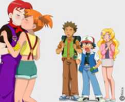 Free download Misty Pokemon Kiss free photo or picture to be edited with GIMP online image editor