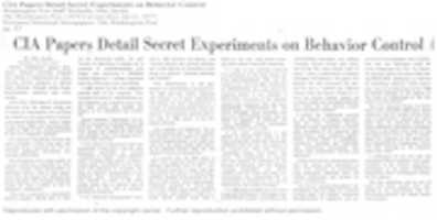 Téléchargement gratuit Article MKULTRA, 21 juillet 1977 photo ou image gratuite à éditer avec l'éditeur d'images en ligne GIMP