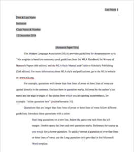 Libreng pag-download ng MLA Paper DOC, XLS o PPT na template na libreng i-edit gamit ang LibreOffice online o OpenOffice Desktop online