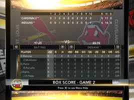 Free download MLB 2K11 Franchise (Season 2) - STL@CLE WORLD SERIES GAME RESULTS free photo or picture to be edited with GIMP online image editor