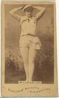 Free download Mlle Arline, from the Actors and Actresses series (N45, Type 1) for Virginia Brights Cigarettes free photo or picture to be edited with GIMP online image editor