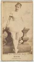 Free download Mlle. Berthe, Paris, from the Actors and Actresses series (N45, Type 1) for Dixie Cigarettes free photo or picture to be edited with GIMP online image editor