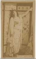 Free download Mlle. Bertine, from the Actors and Actresses series (N45, Type 8) for Virginia Brights Cigarettes free photo or picture to be edited with GIMP online image editor