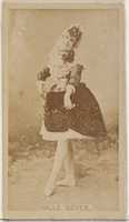 Free download Mlle. Bever, from the Actors and Actresses series (N45, Type 8) for Virginia Brights Cigarettes free photo or picture to be edited with GIMP online image editor