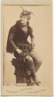 Free download Mlle. Bie, Paris, from the Actors and Actresses series (N45, Type 1) for Virginia Brights Cigarettes free photo or picture to be edited with GIMP online image editor
