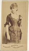 Free download Mlle. Cadwell, from the Actors and Actresses series (N45, Type 1) for Virginia Brights Cigarettes free photo or picture to be edited with GIMP online image editor