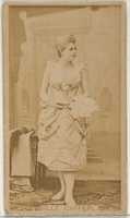 Free download Mlle. Cafferl, from the Actors and Actresses series (N45, Type 8) for Virginia Brights Cigarettes free photo or picture to be edited with GIMP online image editor
