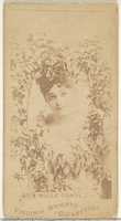 Free download Mlle. Conti, from the Actors and Actresses series (N45, Type 1) for Virginia Brights Cigarettes free photo or picture to be edited with GIMP online image editor