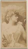 Free download Mlle. Defailley, from the Actors and Actresses series (N45, Type 8) for Virginia Brights Cigarettes free photo or picture to be edited with GIMP online image editor