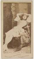Free download Mlle. Del Ira, Paris, from the Actors and Actresses series (N45, Type 1) for Virginia Brights Cigarettes free photo or picture to be edited with GIMP online image editor
