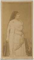 Free download Mlle. Deschamps, from the Actors and Actresses series (N45, Type 8) for Virginia Brights Cigarettes free photo or picture to be edited with GIMP online image editor