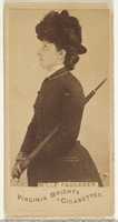Free download Mlle. Faulkner, from the Actors and Actresses series (N45, Type 1) for Virginia Brights Cigarettes free photo or picture to be edited with GIMP online image editor
