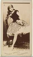 Free download Mlle. Germaine, Paris, from the Actors and Actresses series (N45, Type 1) for Virginia Brights Cigarettes free photo or picture to be edited with GIMP online image editor