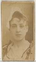 Free download Mlle. Guenin, from the Actors and Actresses series (N45, Type 8) for Virginia Brights Cigarettes free photo or picture to be edited with GIMP online image editor