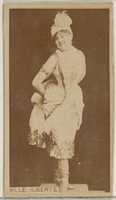 Free download Mlle. Ilberte, from the Actors and Actresses series (N45, Type 8) for Virginia Brights Cigarettes free photo or picture to be edited with GIMP online image editor