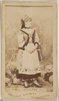 Free download Mlle. Legrande, Paris, from the Actors and Actresses series (N45, Type 1) for Virginia Brights Cigarettes free photo or picture to be edited with GIMP online image editor