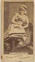 Free download Mlle. Louison, Paris, from the Actors and Actresses series (N45, Type 1) for Virginia Brights Cigarettes free photo or picture to be edited with GIMP online image editor