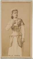 Free download Mlle. Maria, from the Actors and Actresses series (N45, Type 8) for Virginia Brights Cigarettes free photo or picture to be edited with GIMP online image editor