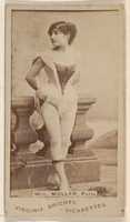 Free download Mlle. Muller, Paris, from the Actors and Actresses series (N45, Type 1) for Virginia Brights Cigarettes free photo or picture to be edited with GIMP online image editor