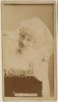 Free download Mlle. Myrrha, from the Actors and Actresses series (N45, Type 8) for Virginia Brights Cigarettes free photo or picture to be edited with GIMP online image editor