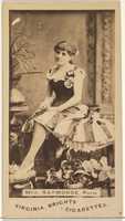 Free download Mlle. Raymonde, Paris, from the Actors and Actresses series (N45, Type 1) for Virginia Brights Cigarettes free photo or picture to be edited with GIMP online image editor