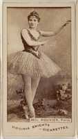 Free download Mlle. Rouvier, Paris, from the Actors and Actresses series (N45, Type 1) for Virginia Brights Cigarettes free photo or picture to be edited with GIMP online image editor
